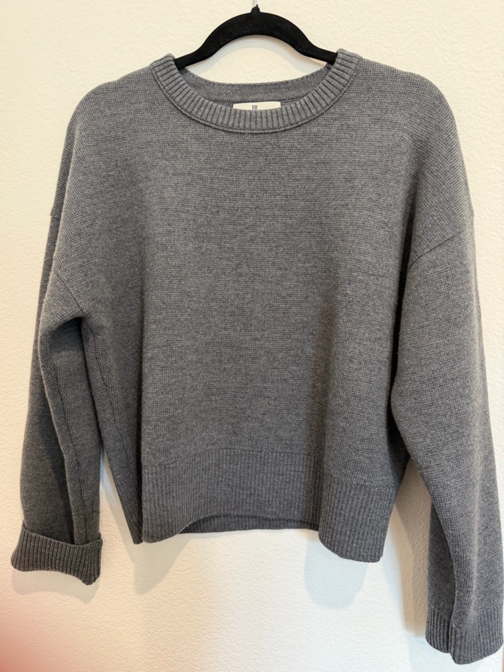 Cropped Extra Fine Merino Wool sweater Banana Republic